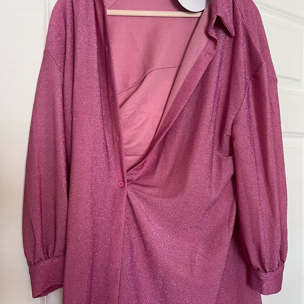Princess Polly Pink Long Sleeve Dress
